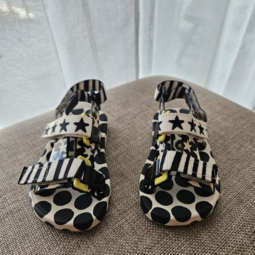 Mini Melissa Kids Polka Dot and Star Sandals
